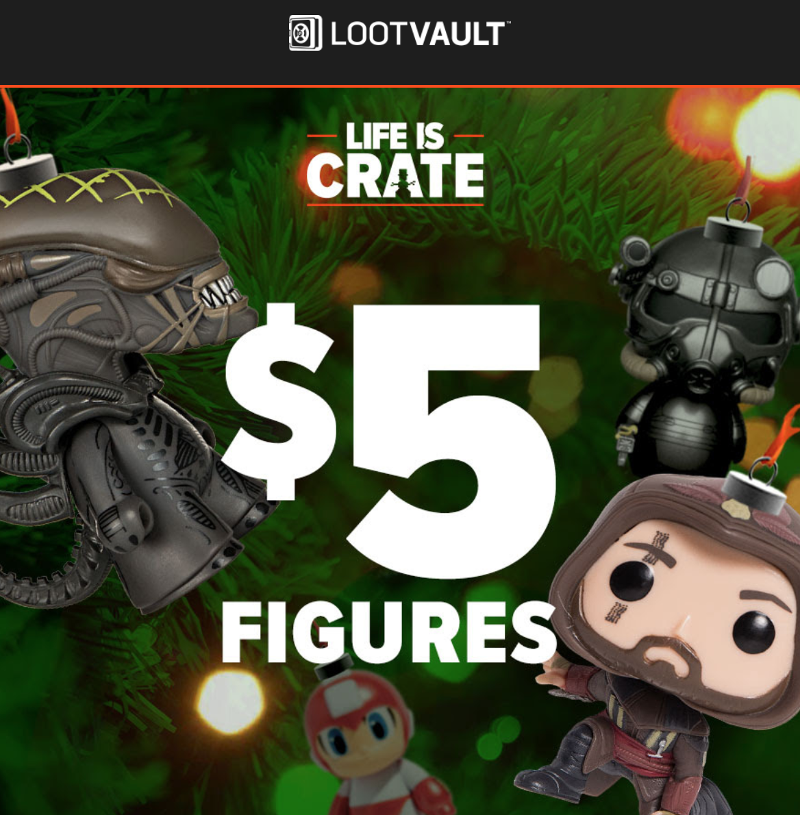 Loot Vault Flash Sale – $5 Figures!