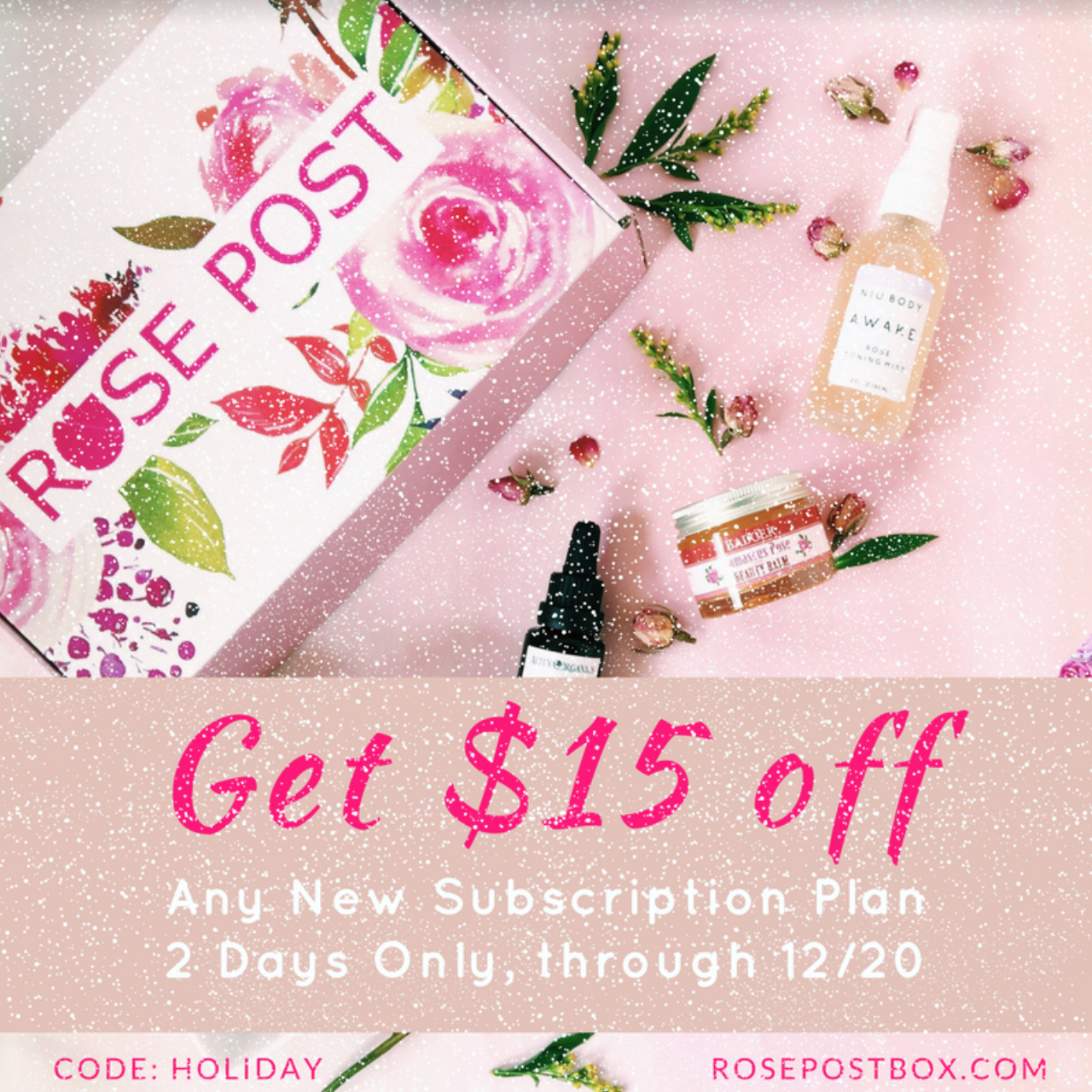 RosePost Box Coupon – $15 Off Your First Box!