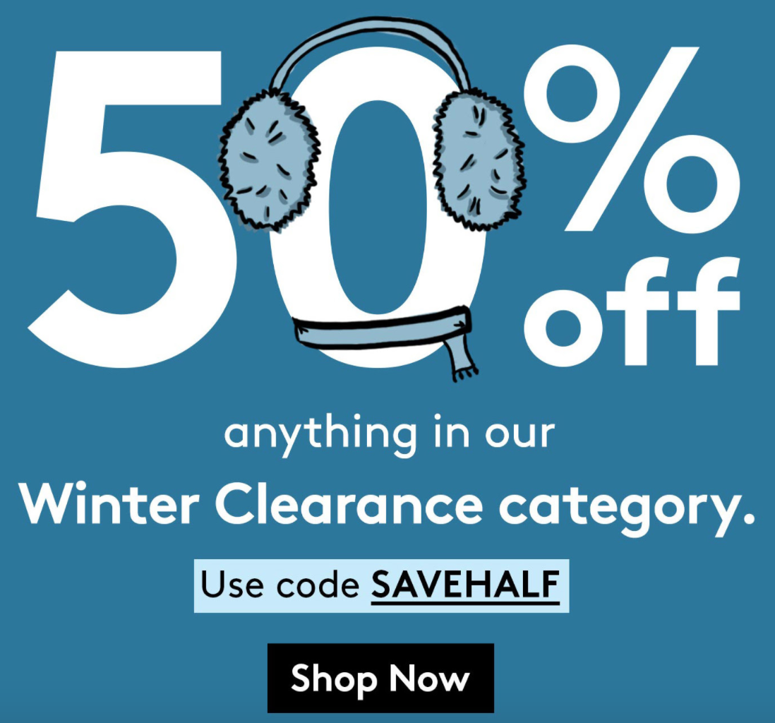 Birchbox 50% Off Winter Shop Clearance!