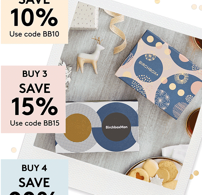 Save Up To 20% Off Birchbox & BirchboxMan Gift Subscriptions!