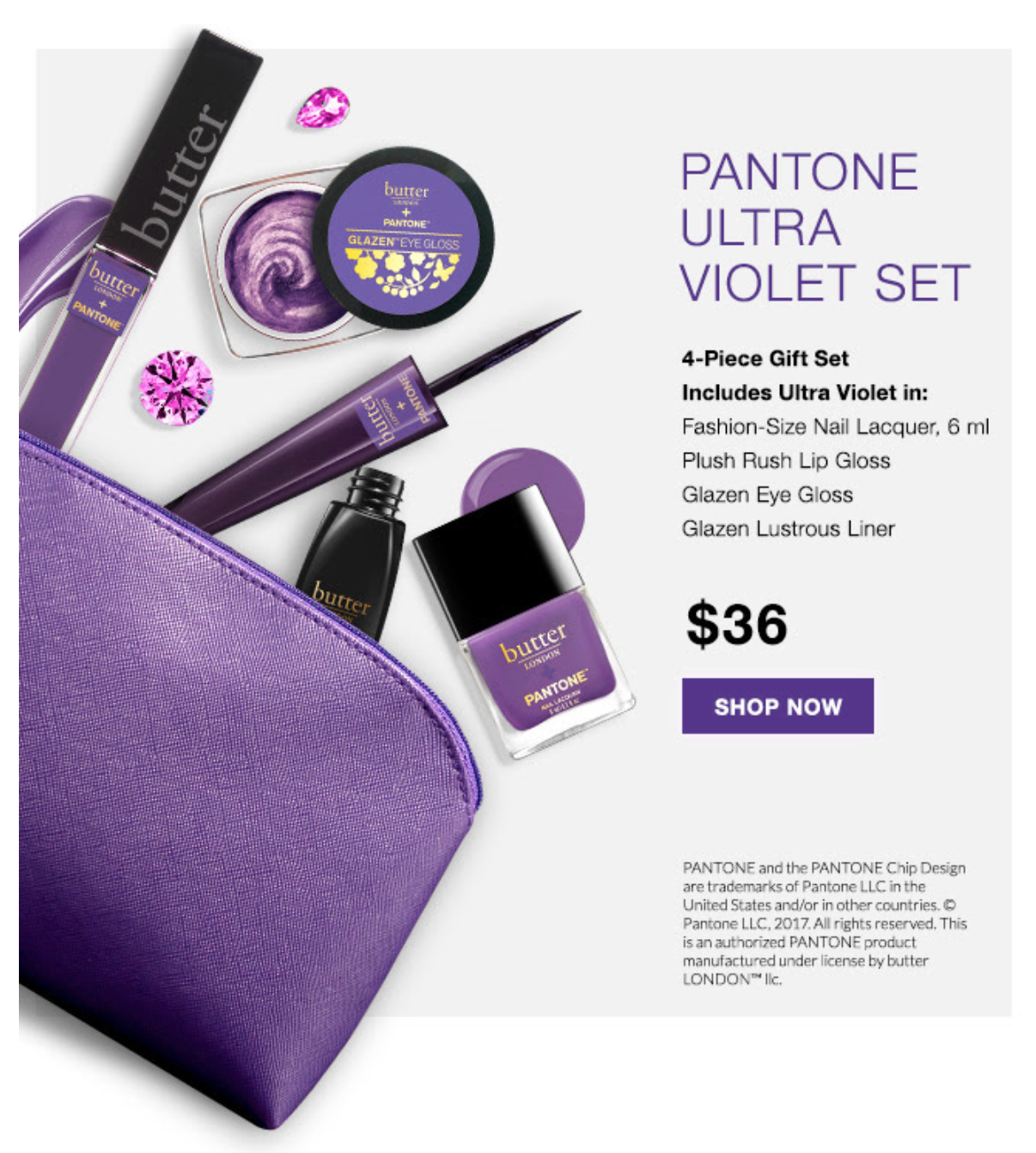 Butter London Pantone Ultra Violet Set Available Now!