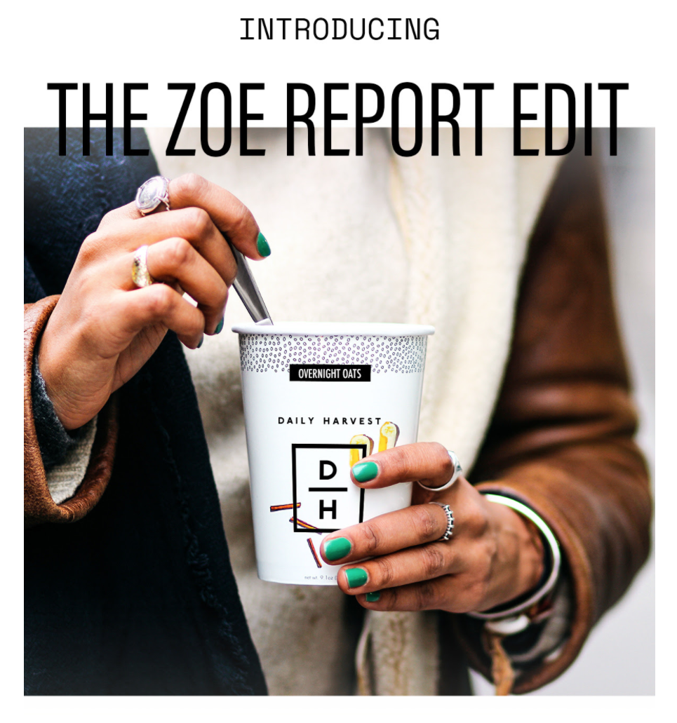 Daily Harvest x The Zoe Report Limited Edition Box Available Now!