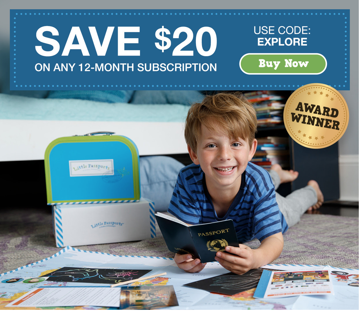 Little Passports Coupon – $20 Off Annual Subscriptions!