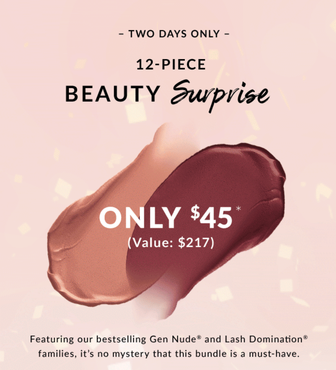 Two Days Only – Bare Minerals 12-Piece Beauty Surprise!