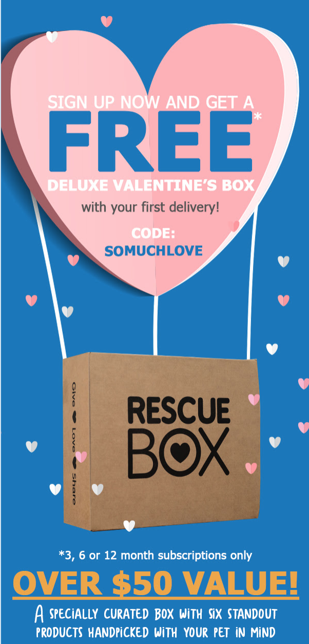 RescueBox Coupon – FREE Valentine’s Box with Pre-Paid Subscription!