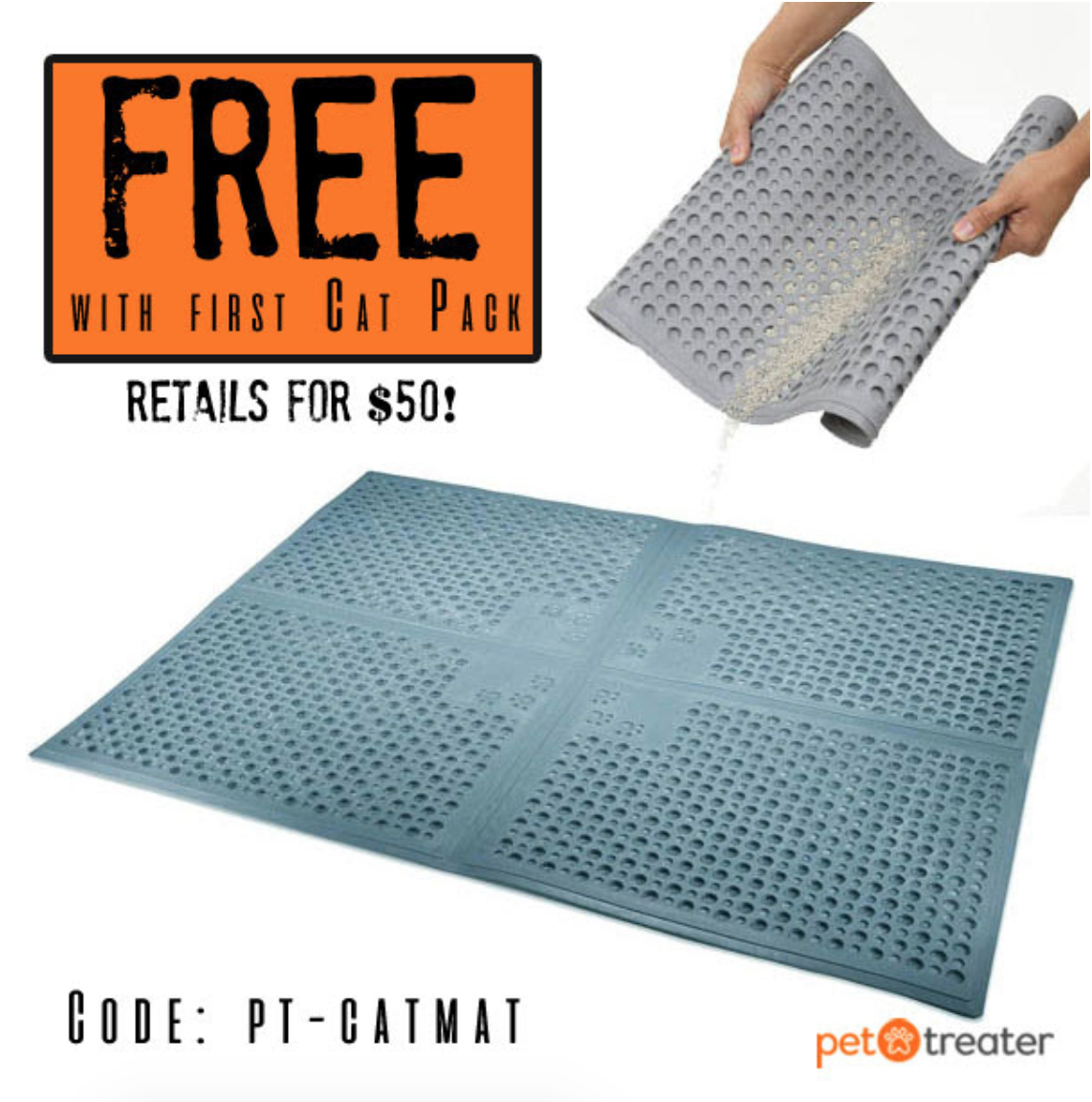 Pet Treater Coupon – Free Cat Mat With Subscription