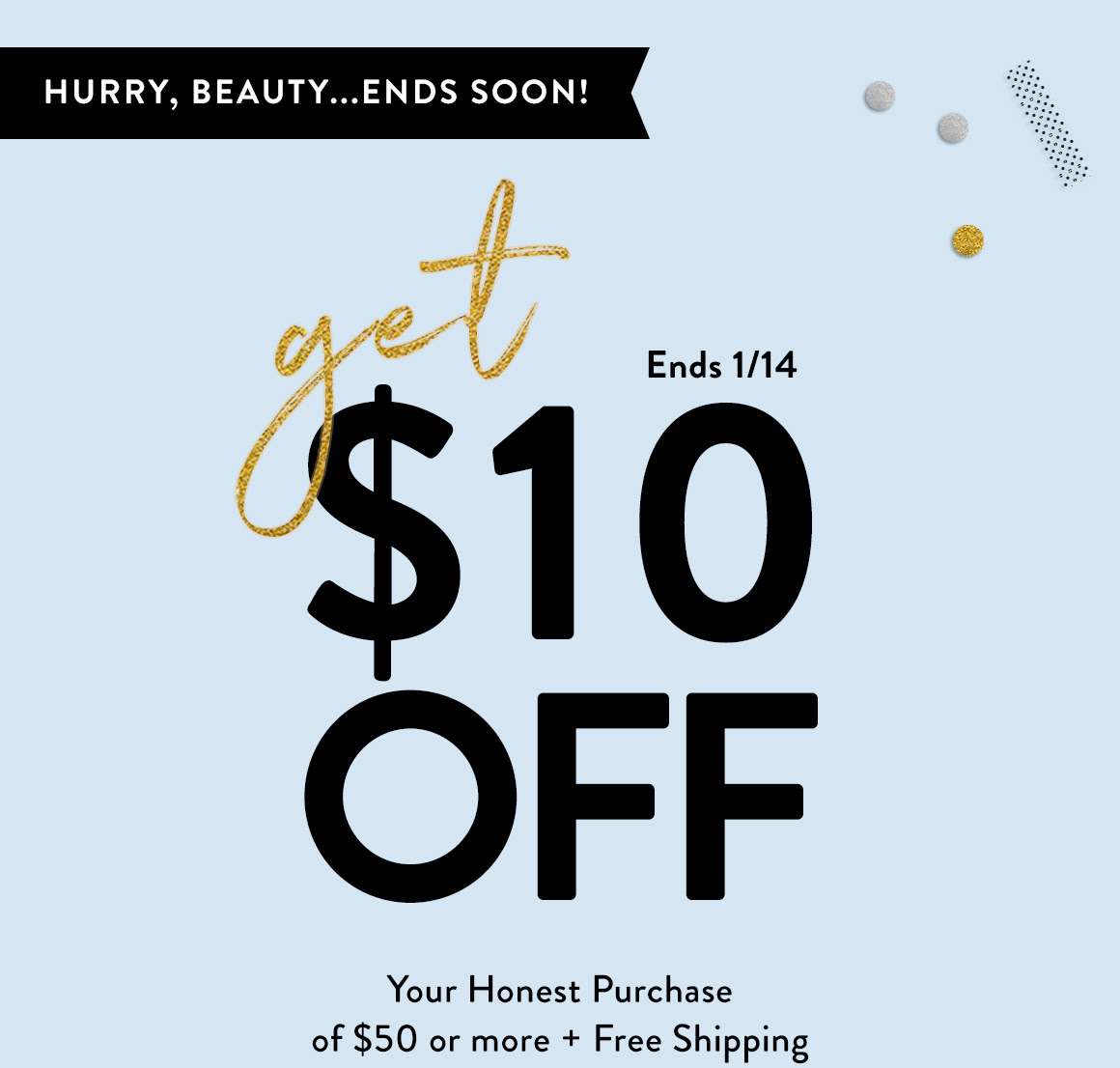 Honest Company Coupon – $10 Off Purchase of $50 or More