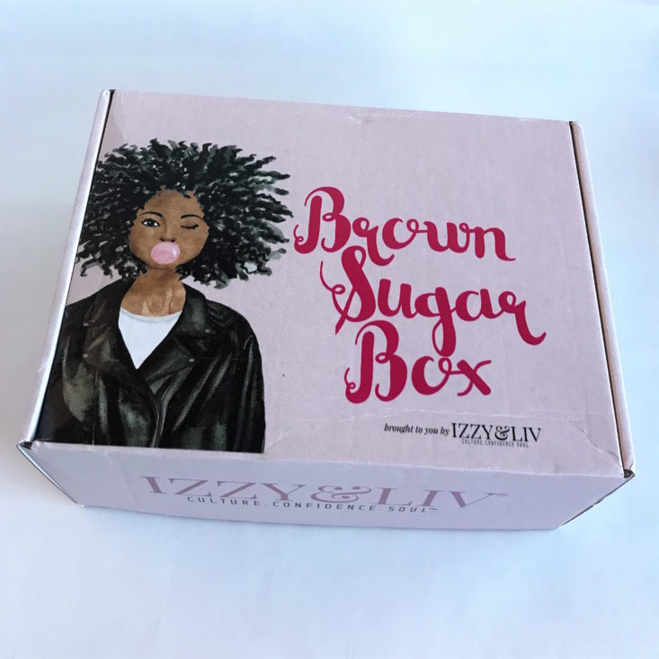 Brown Sugar Box by Izzy & Liv Subscription Review February 2018 MSA