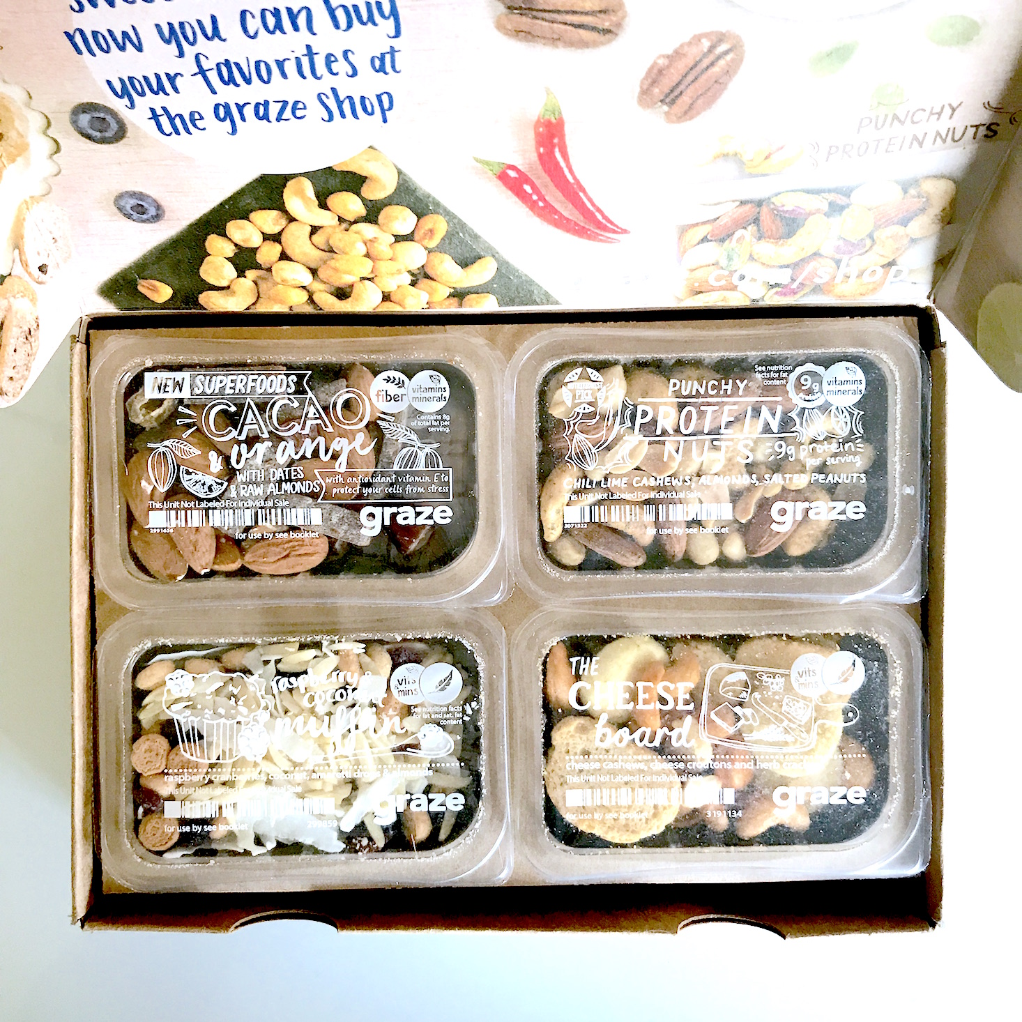 Graze 8 Snack Variety Box Review #4 + Free Box Coupon – January 2018