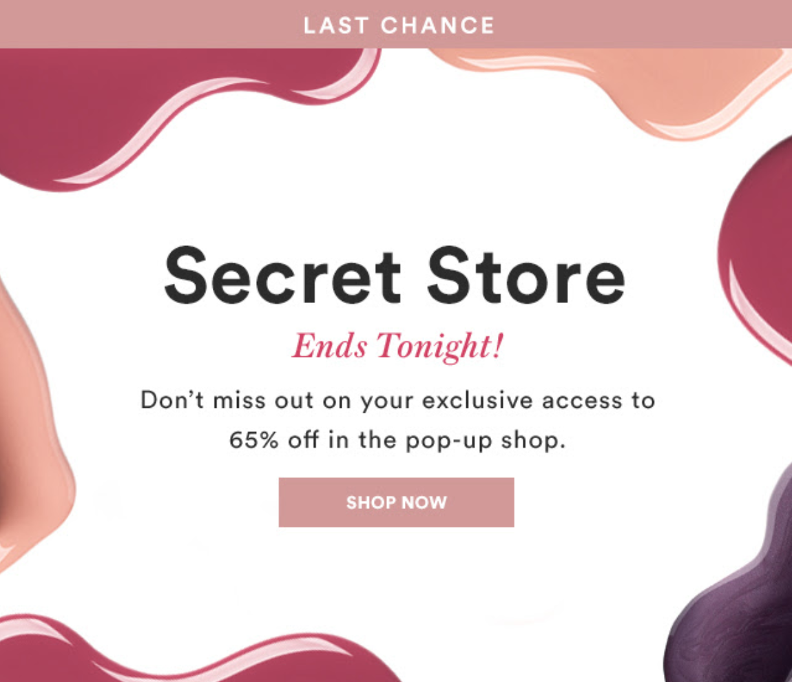 Last Day for Julep Secret Store + Coupon!
