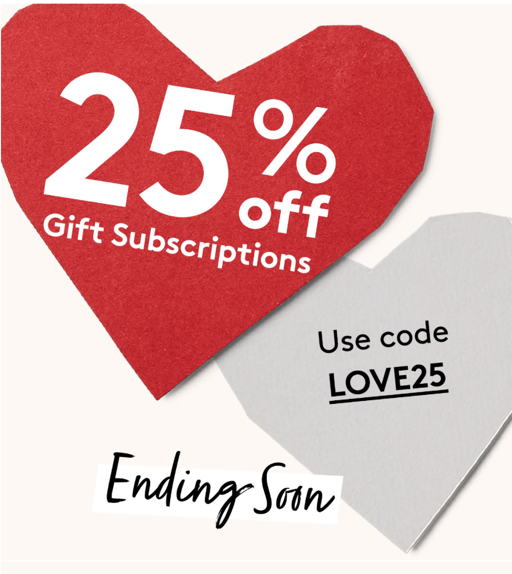 Last Day! Save 25% Off Birchbox & Birchbox Man Gift Subscriptions!