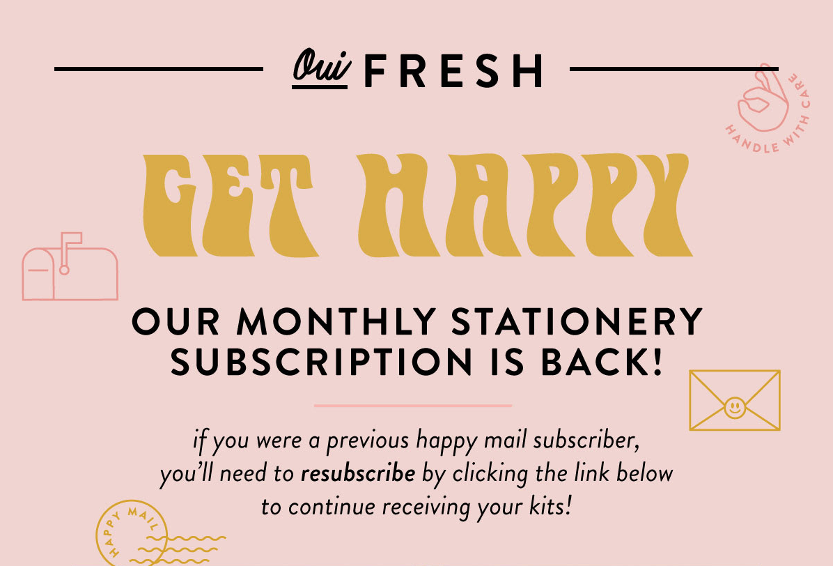 New Subscription Box Alert: Happy Mail is Back + February 2018 Spoilers!