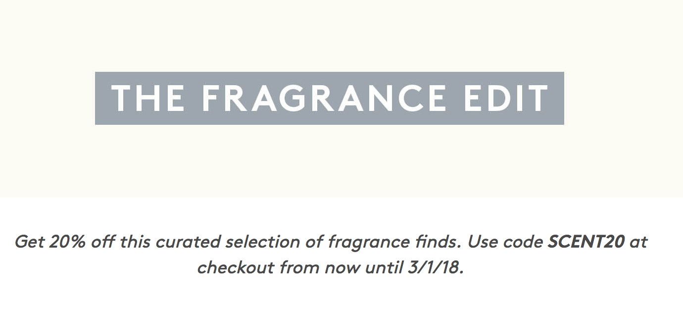 Birchbox Sale – 20% Off The Fragrance Edit!