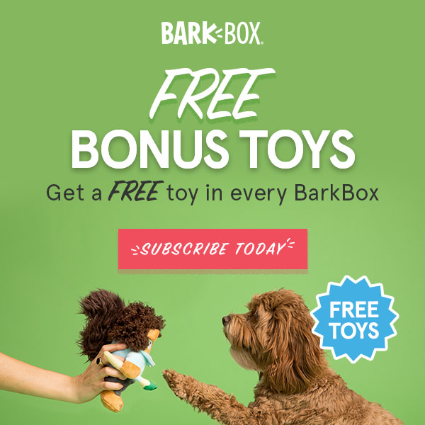 New BarkBox Coupon – Free Bonus Toy Every Month with Longer Subscription!
