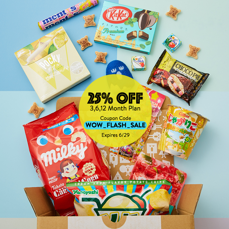 WOWBOX Flash Sale – 25% Off Pre-Paid Subscriptions!