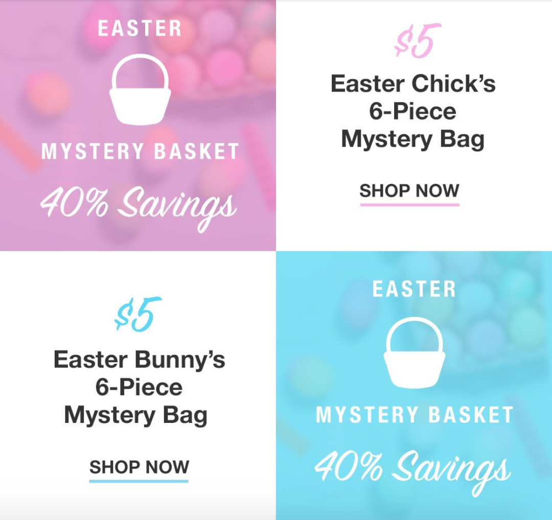 $5 Hollar Easter Mystery Boxes – Available Now!