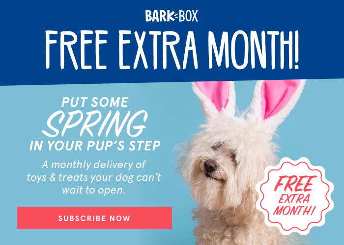 New BarkBox Coupon – Free Bonus Month with Longer Subscription!