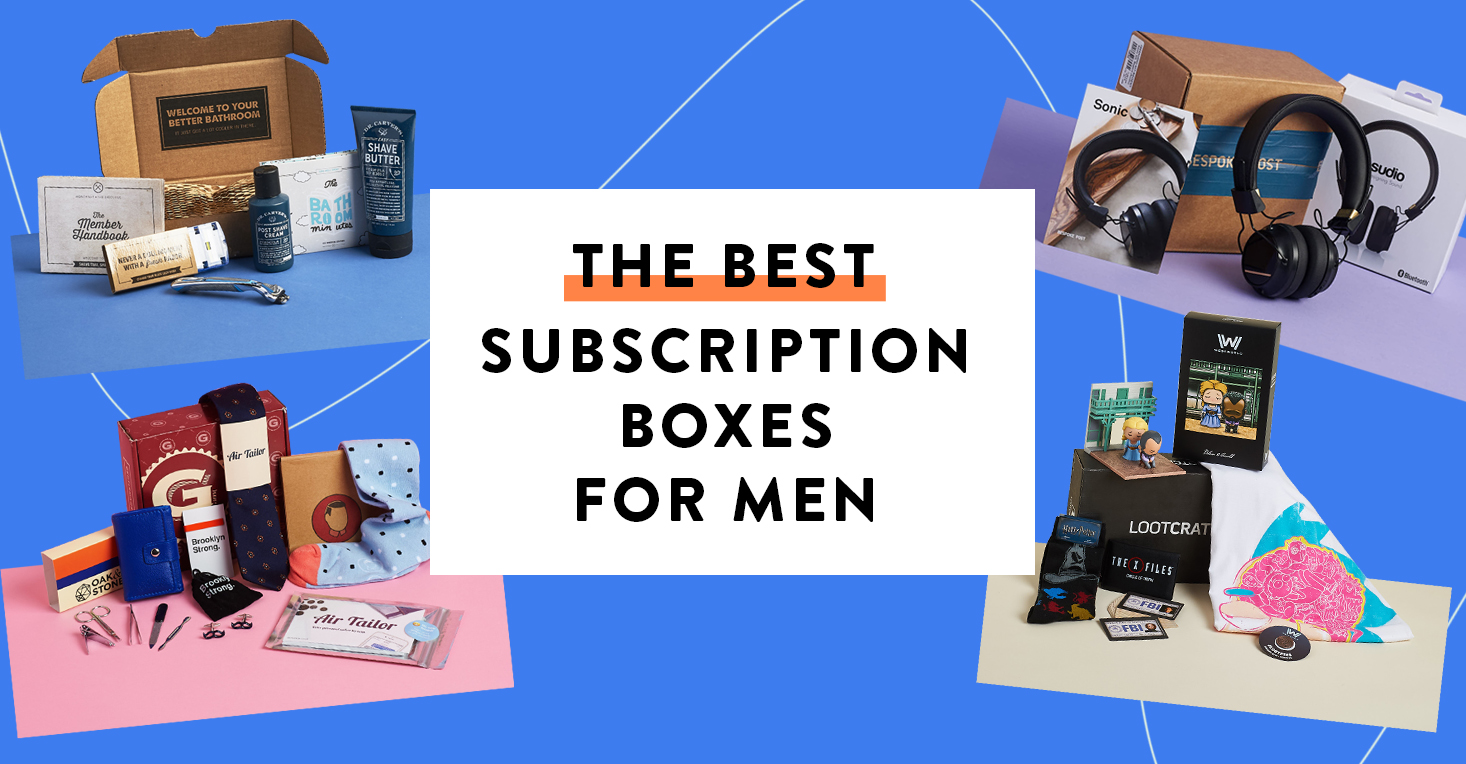 18 Subscription Boxes for Men  Subscription boxes for men, Mens