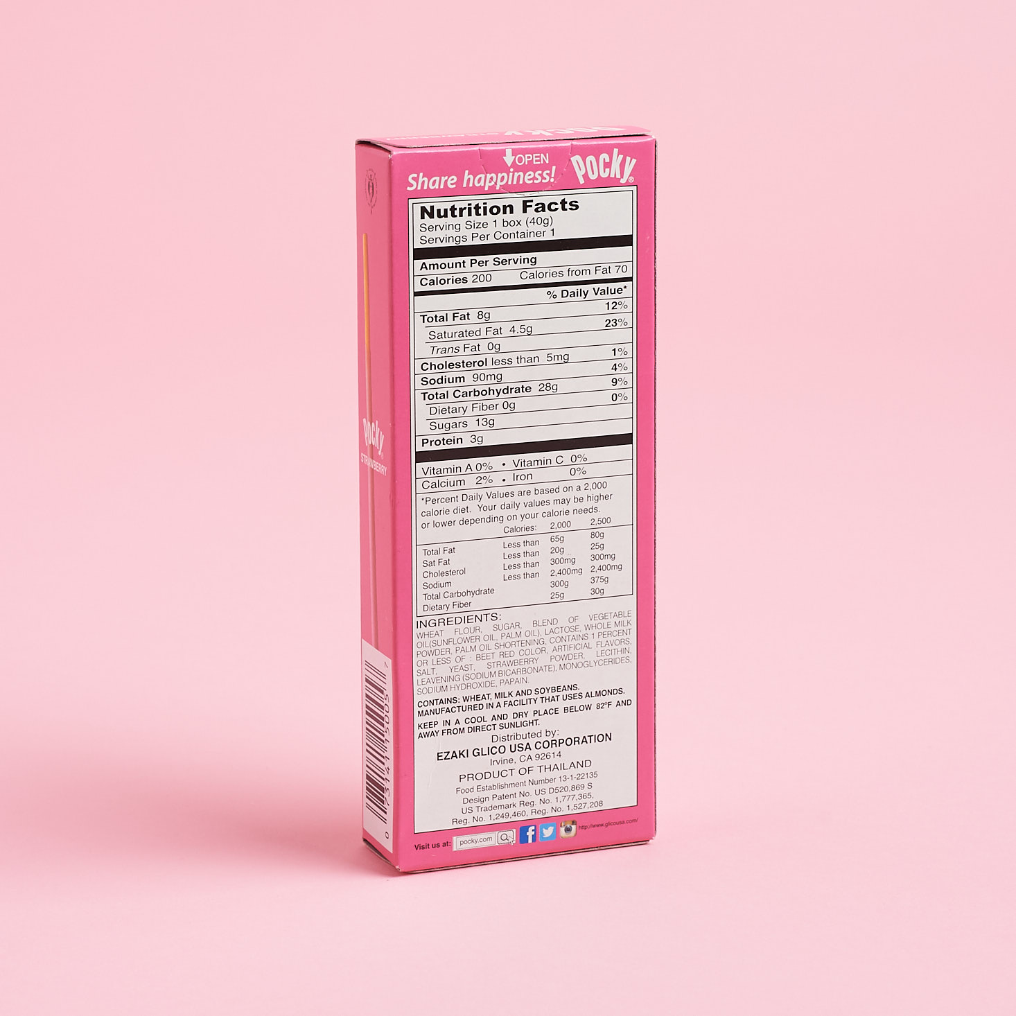 pink pocky box