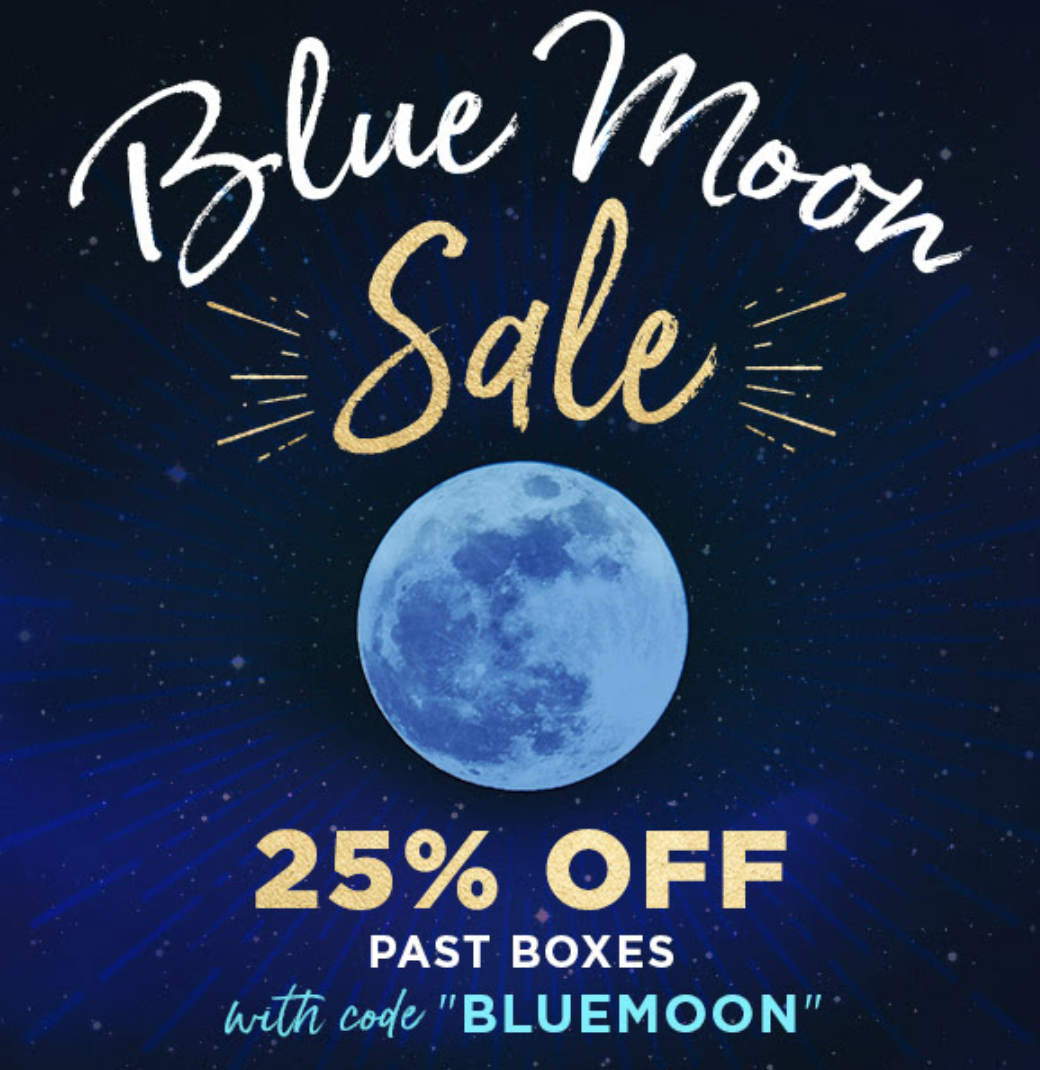 Goddess Provisions Blue Moon Sale – 24% Off Past Boxes!