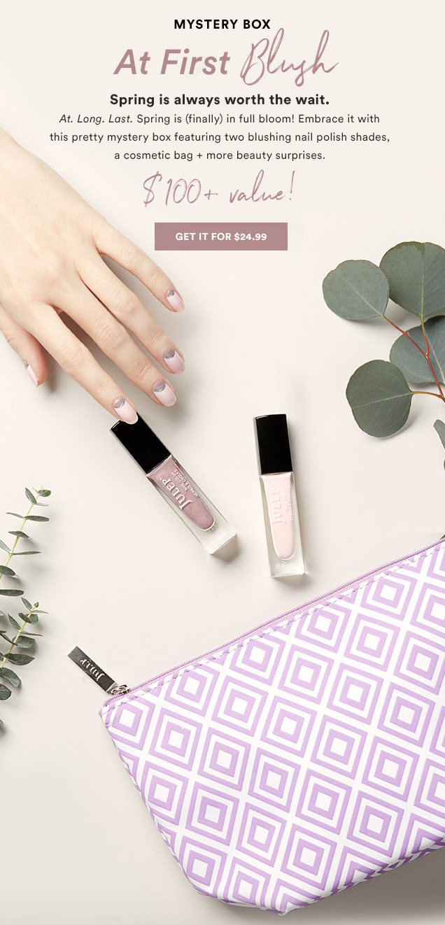 Julep At First Blush Mystery Box Available Now + Coupon!