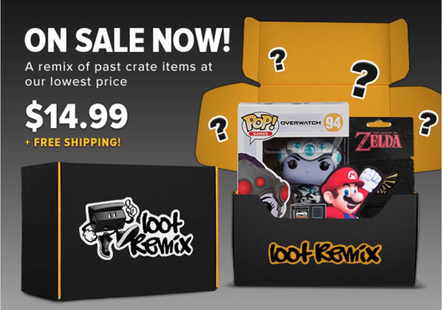 New Loot Crate Subscription Box: Loot Remix Available Now!