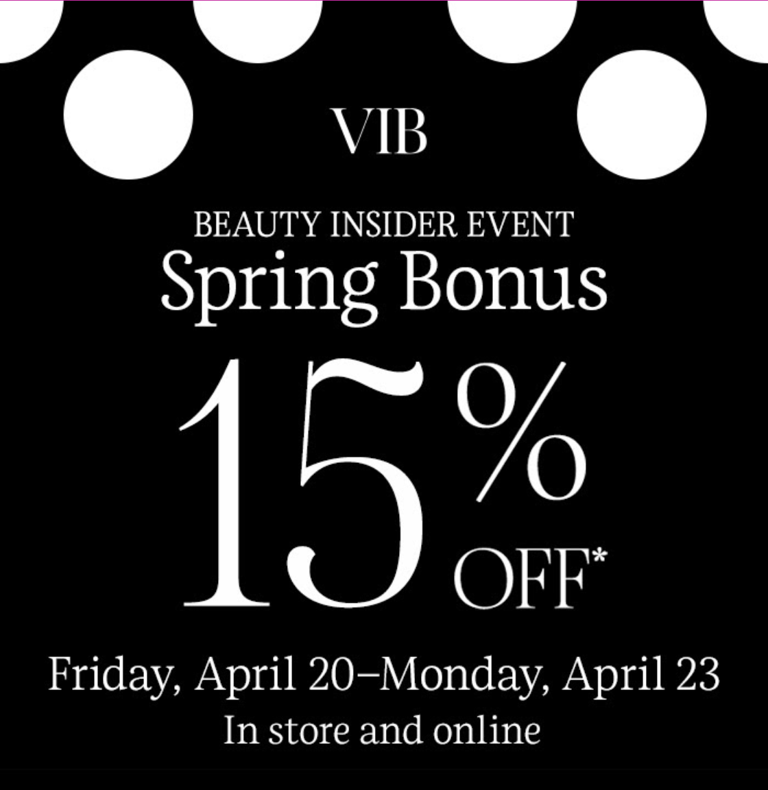Last Day! Sephora Spring Bonus Sale – Rouge & VIB Members Get 15% Off All Sephora Favorite Kits + Entire Store!