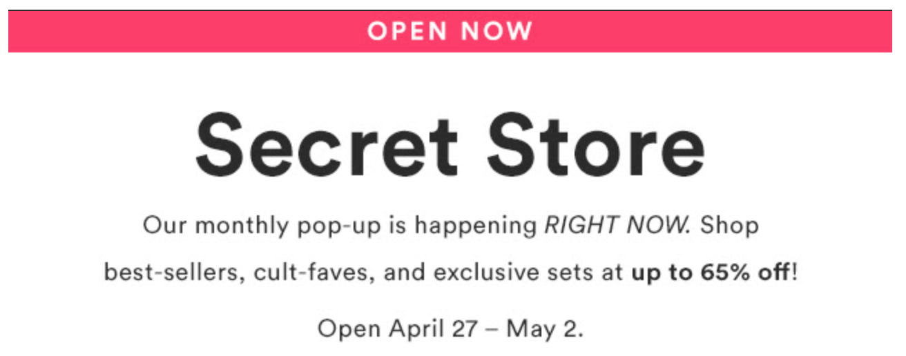 Julep Secret Store for May is Open + Coupon!