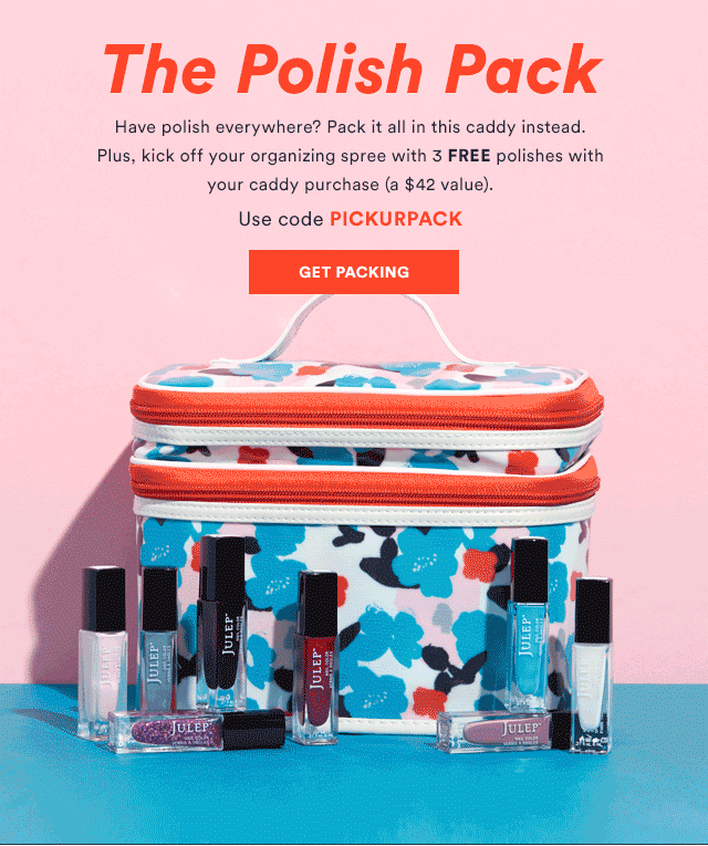 New Julep Deal – Three FREE Polishes with Polish Pack Purchase!