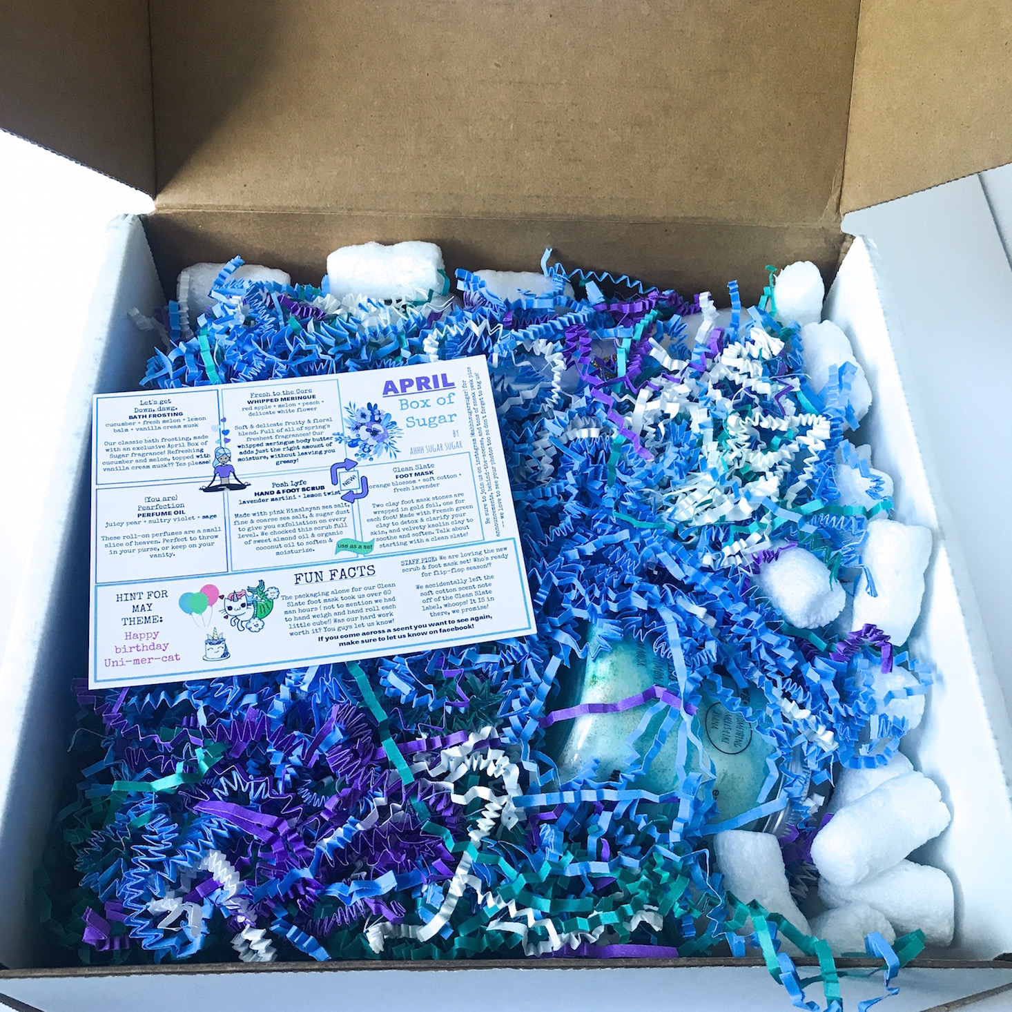 Ahhh Sugar Sugar Beauty Subscription Box Review – April 2018
