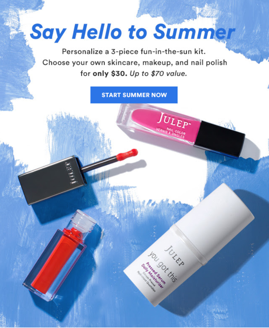 Julep Deal – Build Your Own Summer Kit for $30!