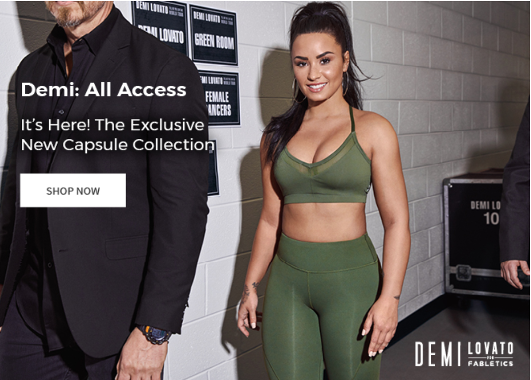 New Fabletics x Demi Lovato Limited Edition Capsule Collection Available Now!