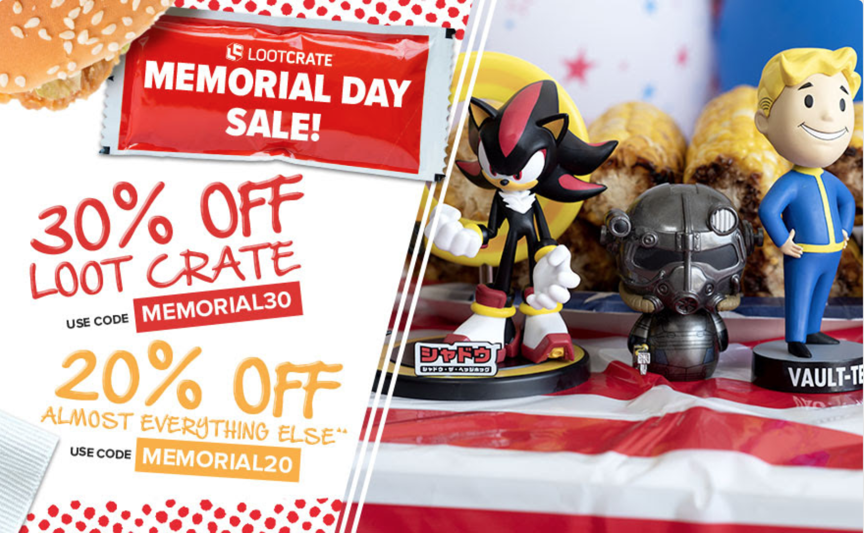 Loot Crate Memorial Day Sale – 20% Off Select Crates or 30% Off Core Crate Subscriptions!