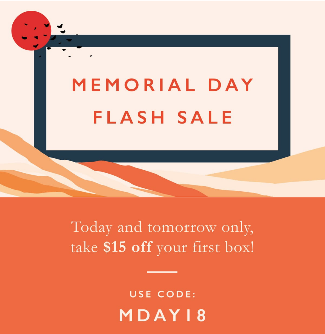 CAUSEBOX Memorial Day SALE – Save $15 Off of the Summer Box!