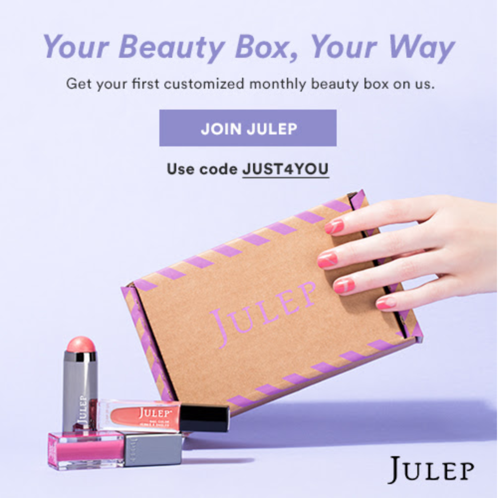 Julep Deal – FREE Build Your Own First Box with Subscription!