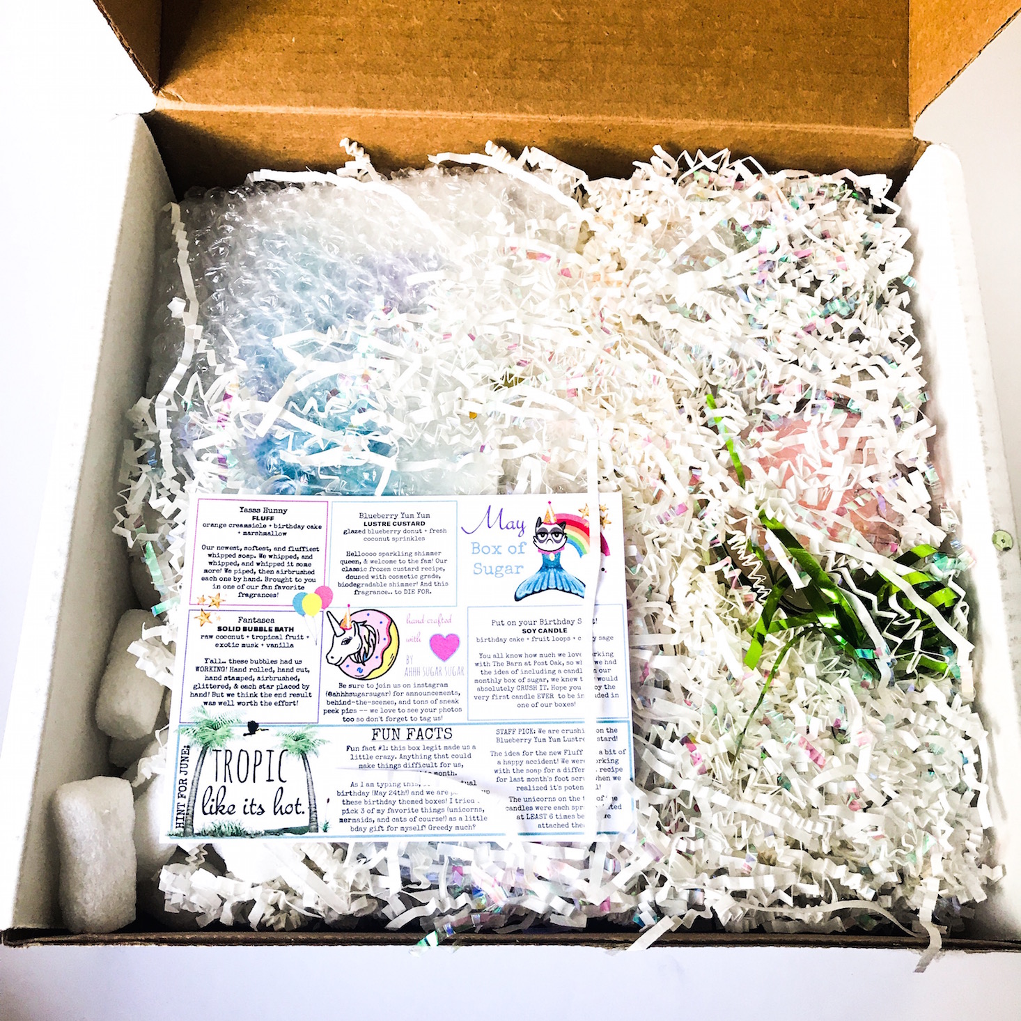 Ahhh Sugar Sugar Beauty Subscription Box Review – May 2018