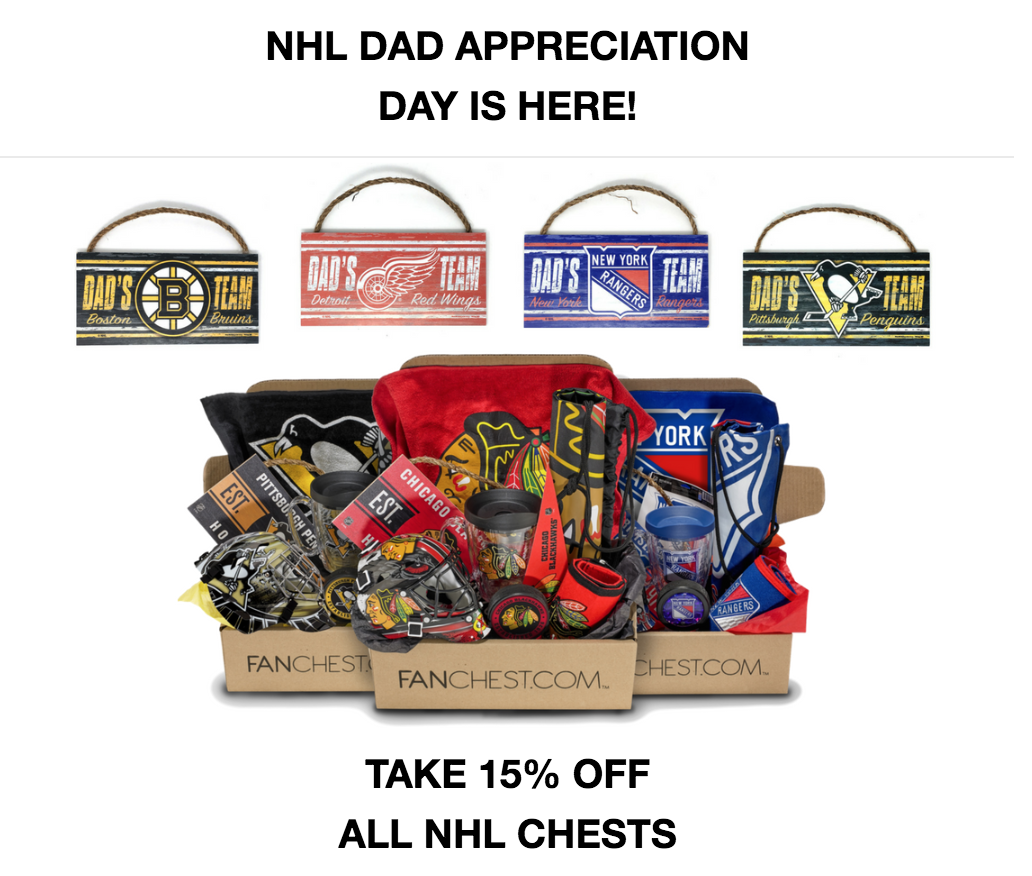 Today Only! Fanchest Flash Sale – 15% off NHL Franchises!