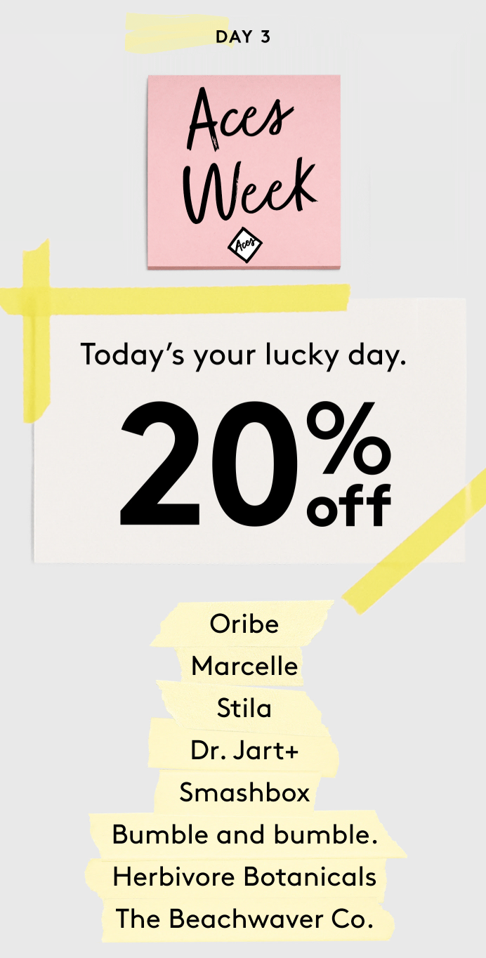 Birchbox Aces Week Day 3 – 20% Off Products from Oribe, Marcelle, Stila, and More!