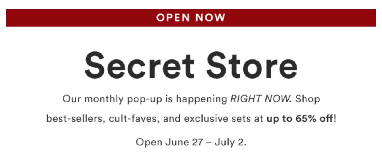 Julep Secret Store for July is Open + Coupon!