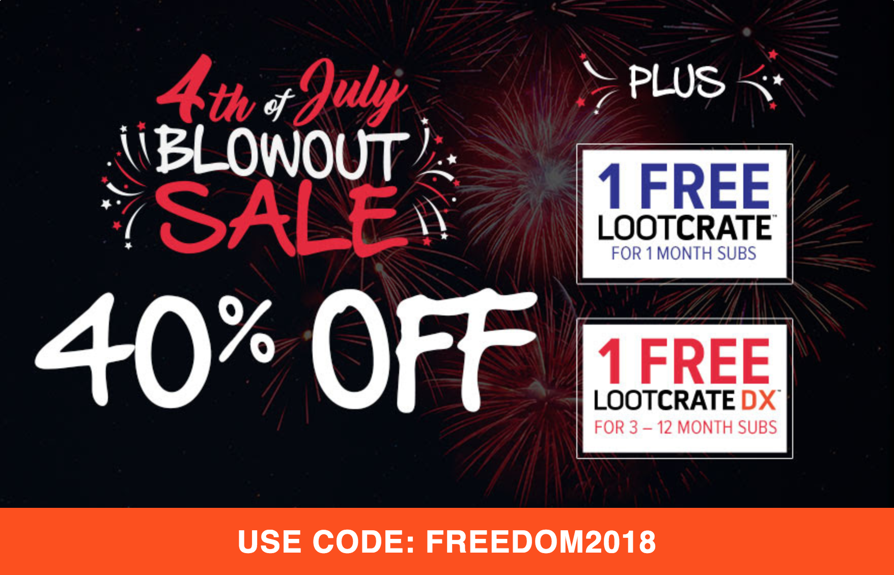 Loot Crate Summer Sale – 40% Off Select Crates + Bonus Crates!