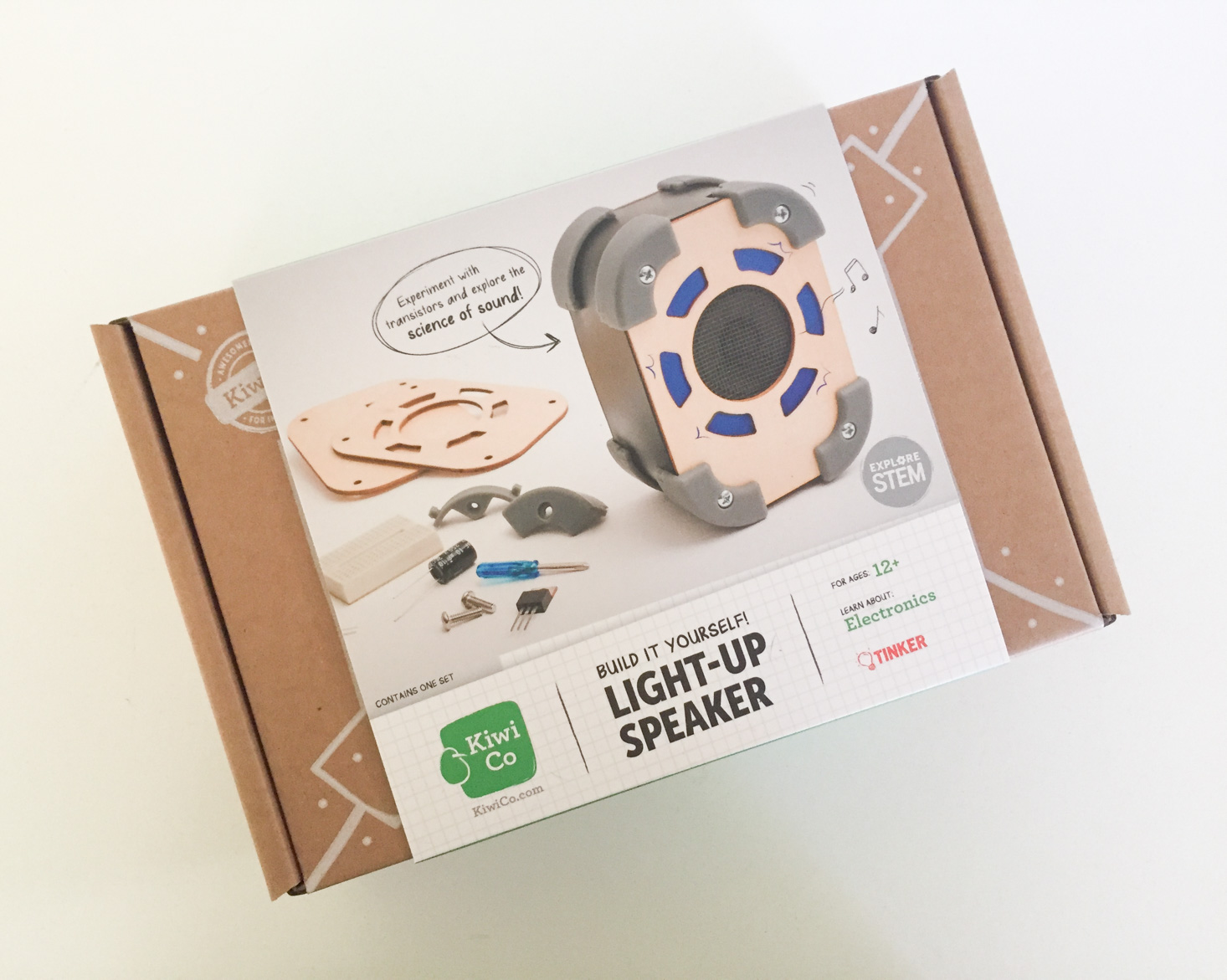 KiwiCo. Electronics Pack: Light Up Speaker Review + Coupon