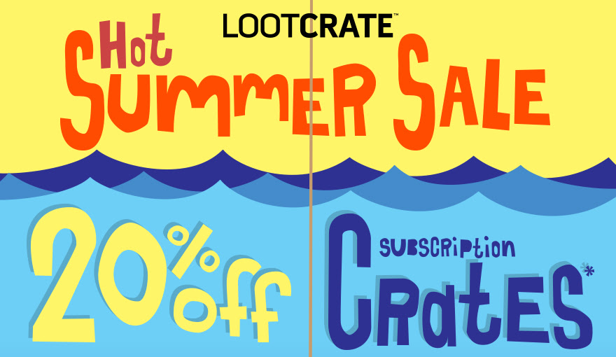 Loot Crate Summer Sale – 20% Off Select Crates + Loot Vault Credits!