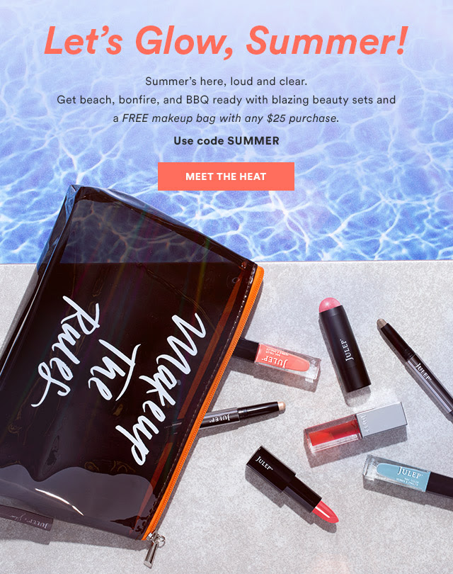 Free Brika Makeup Bag with Any $25 Julep Purchase!
