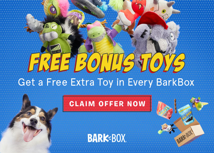New BarkBox Coupon – Free Bonus Toy Every Month with Longer Subscription!