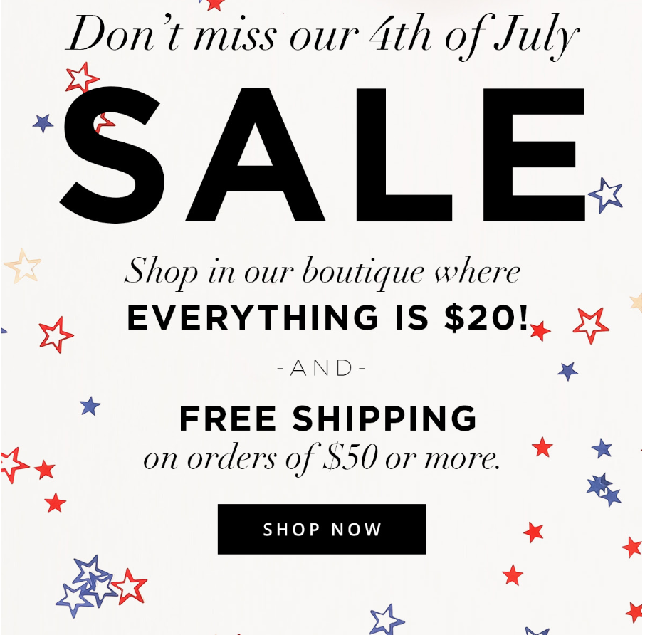 Golden Tote 4th of July Sale Starts Now!