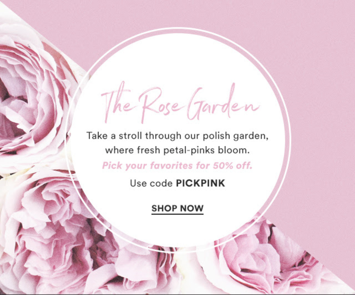 Julep Sale – 50% Off The Rose Garden Collection!