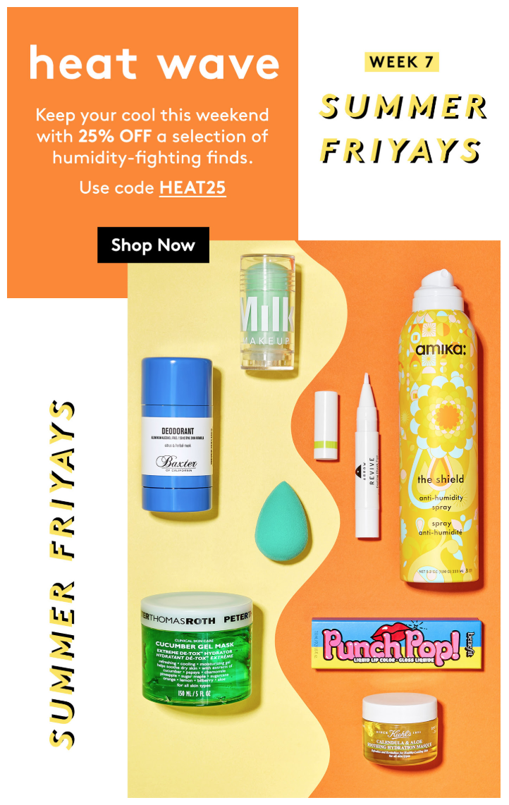 Birchbox Summer Friyays Sale – 25% Off Heat Wave Products!