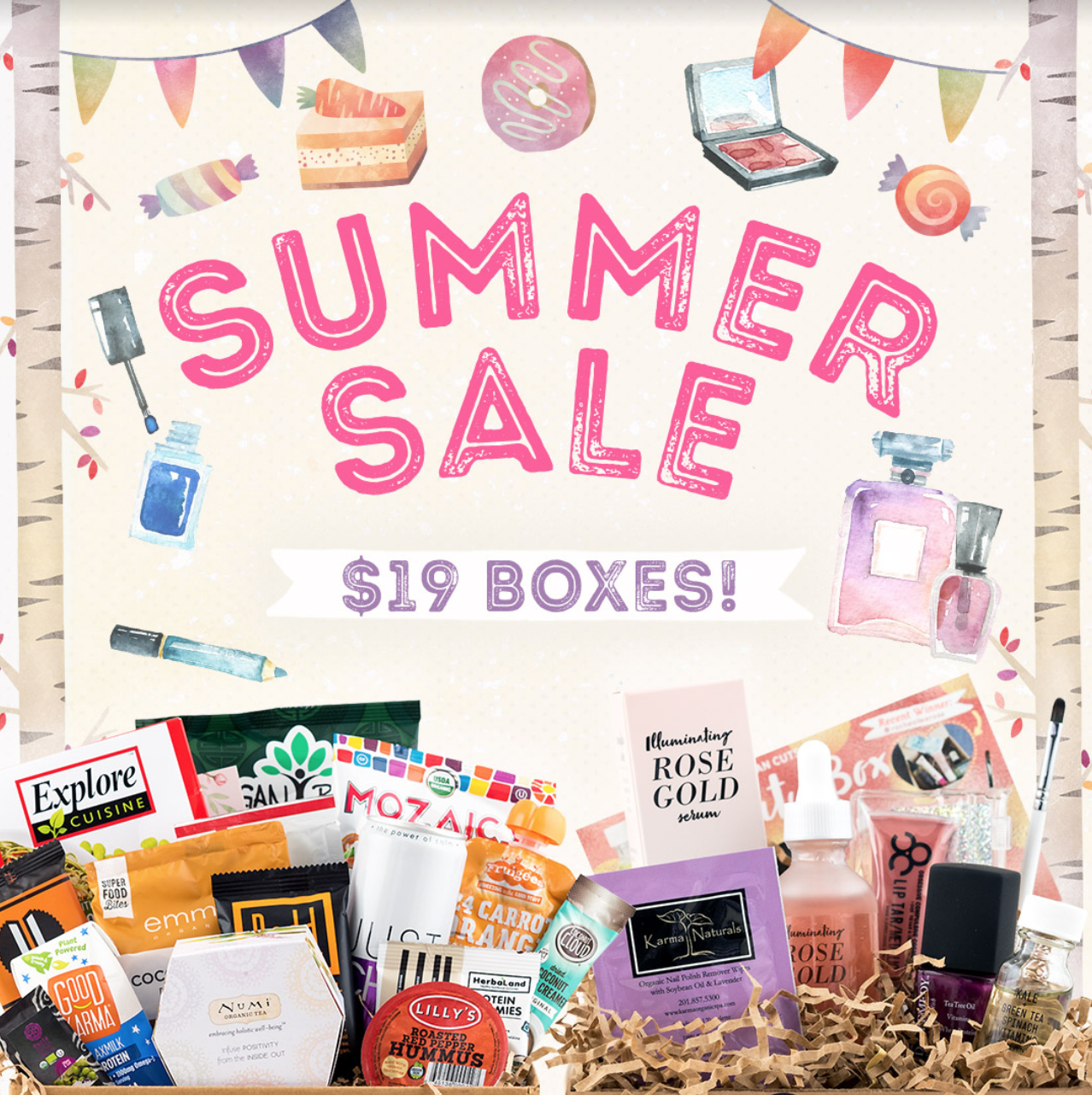 Vegan Cuts Summer Sale – Save on 6-Month Snack & Beauty Box Subscriptions!