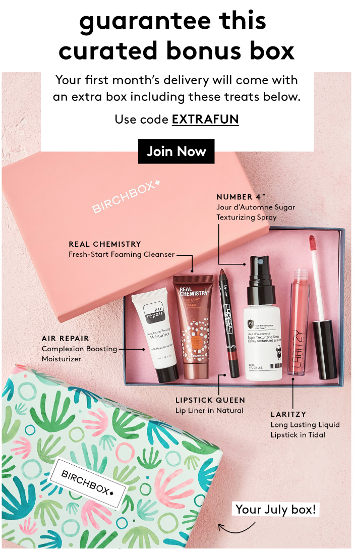 Birchbox Coupon – Free Bonus Box with Subscription!