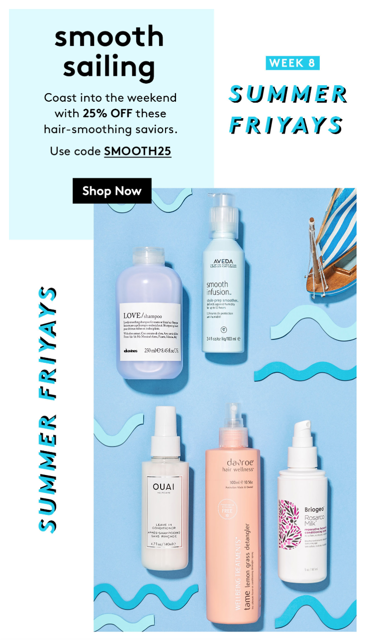 Birchbox Summer Friyays Sale – 25% Off Smooth Sailing Products!